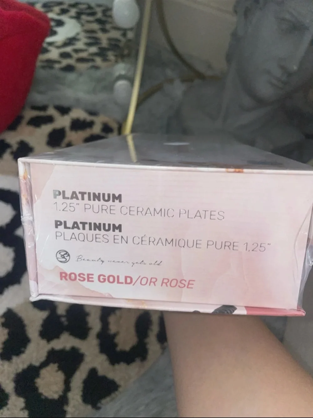 Platinum Pure Ceramic Hair Styling Plates - Pink